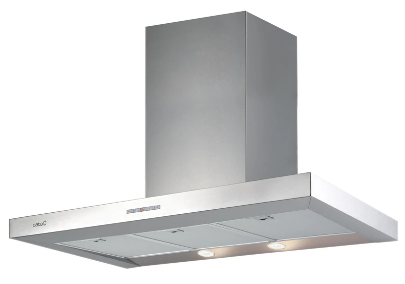 Legend X 900 - Kitchen Extractor Hood - Decorative Type - 130 W Motor - Energy Class A - 5 Extraction Powers - Electronic Control Panel - Stainless Steel Cata