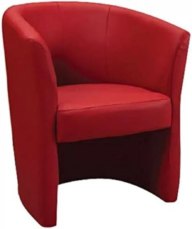 AL PENTOLONE Pegasus Red Faux Leather Chair 65x60 h78 cm Single - Image 1