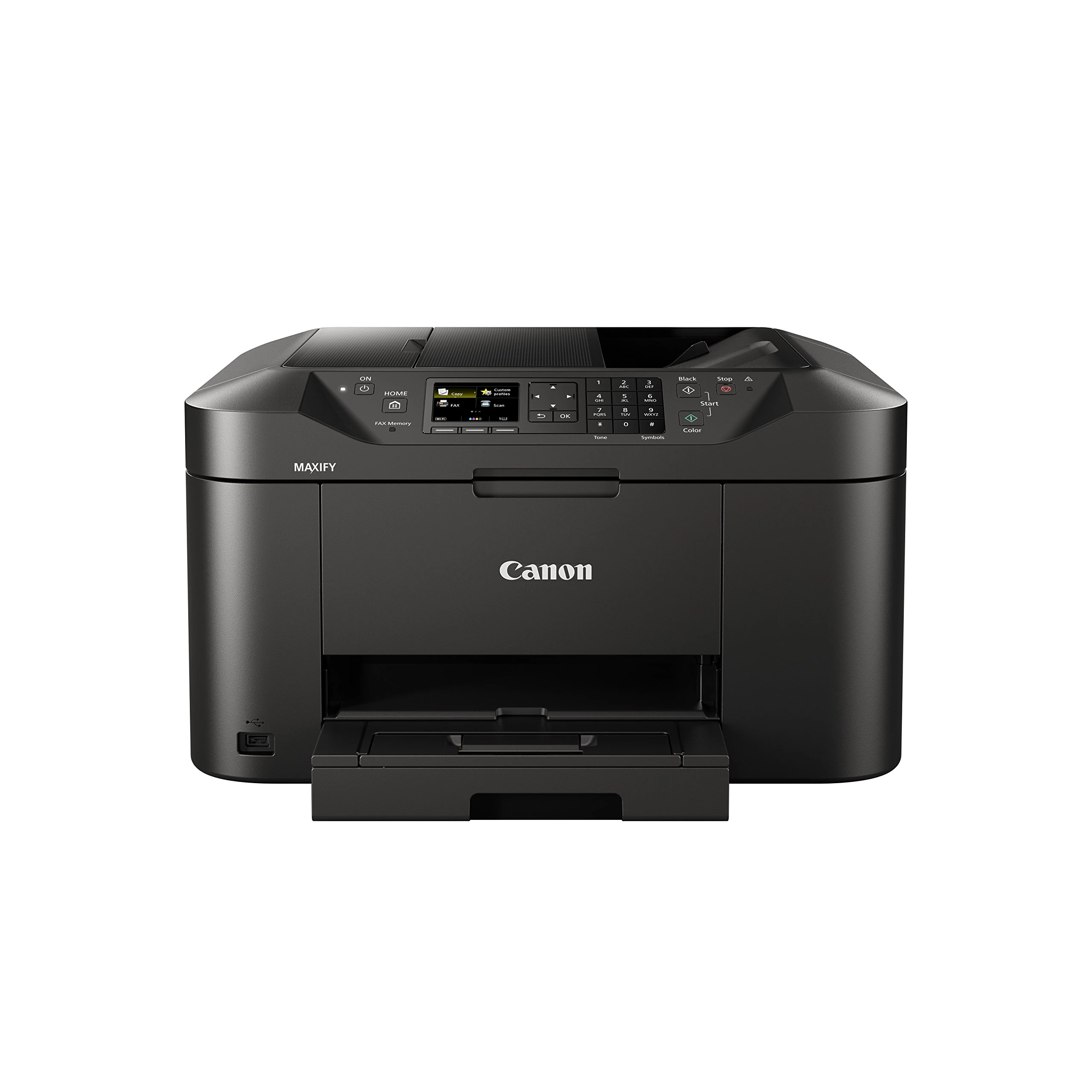 Canon MAXIFY MB2150 Multifunction Colour Inkjet Printer - A4 Print, Copy, Scan, Fax - 250 Sheet Capacity, 50-Sheet ADF - Wi-Fi, Cloud Link, USB Connectivity - Home Office Printer