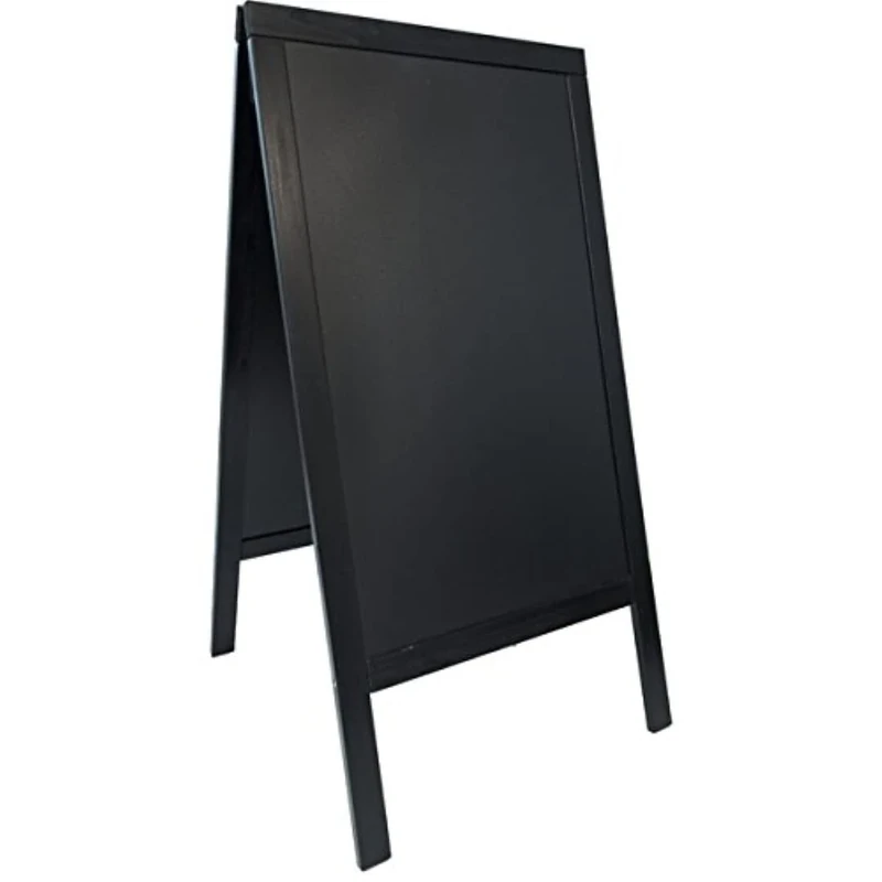Genware NEV-SBS-BL-120 Sandwich A-Board, 70 cm x 120 cm, Black