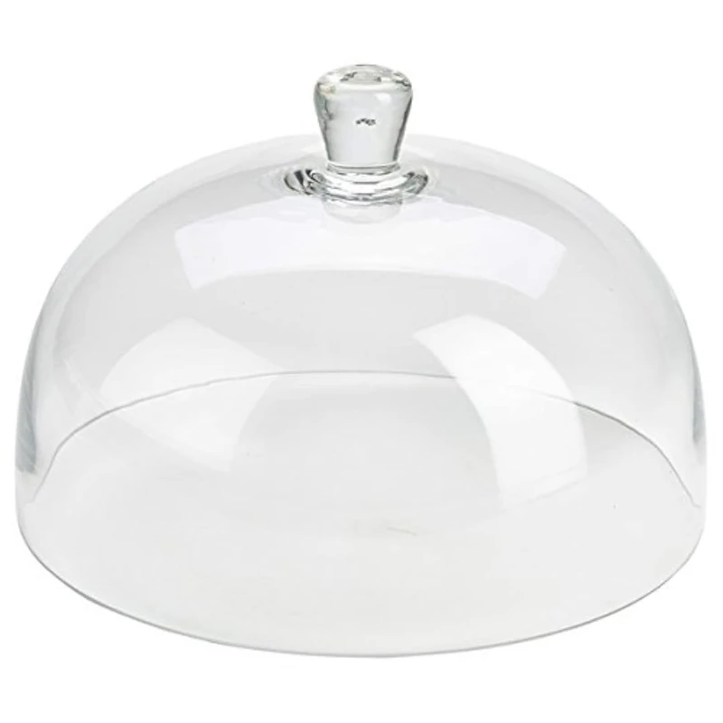 Genware NEV-GCC30 Glass Cake Stand Cover, 29.8 cm x 19 cm