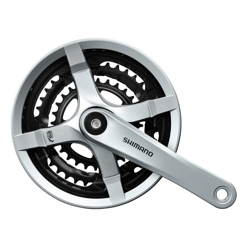 SHIMANO FC TY501 Square 6/7/8 Speed Chainset, Unisex, E-FCTY501C888CSB, Silver, 170 mm