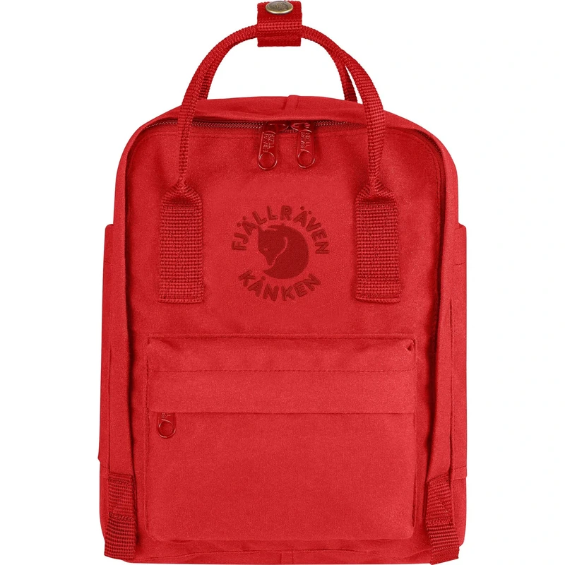 Fjallraven Re-Kånken Mini Kinder Backpack,Red,13 x 20 29 cm