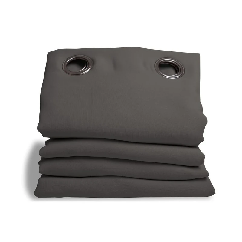 Room Divider Curtain, 3-in-1 Noise-Blackout-Thermal Insulation, Patented Technology, Grey - Metal, W145 x H250 (57''x98''), Eyelets (1 Panel)