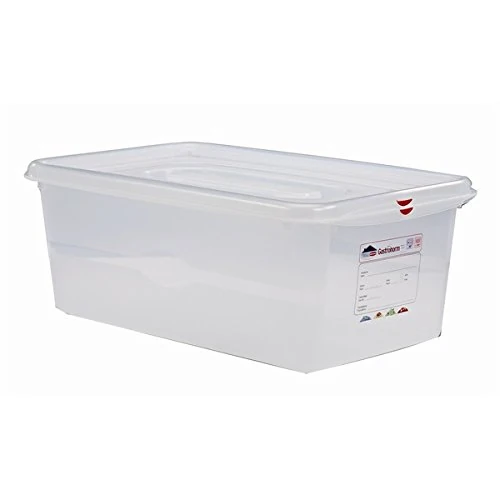 Genware NEV-12550 GN Storage Box, 1/1 200 mm Deep, 28 L (Pack of 6)