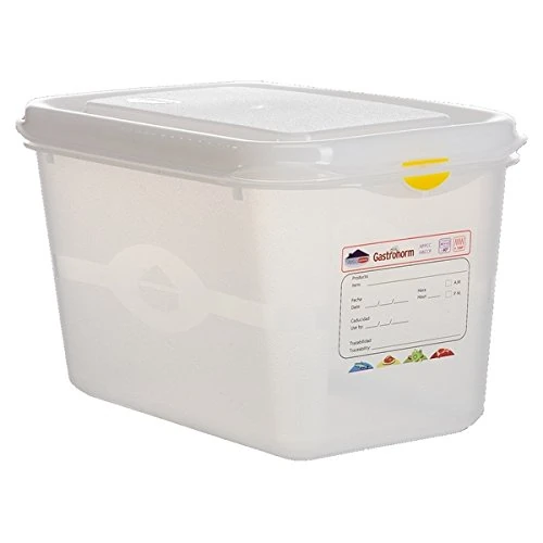 Genware NEV-12420 GN Storage Box, 1/4 150 mm Deep, 4.3 L (Pack of 6)