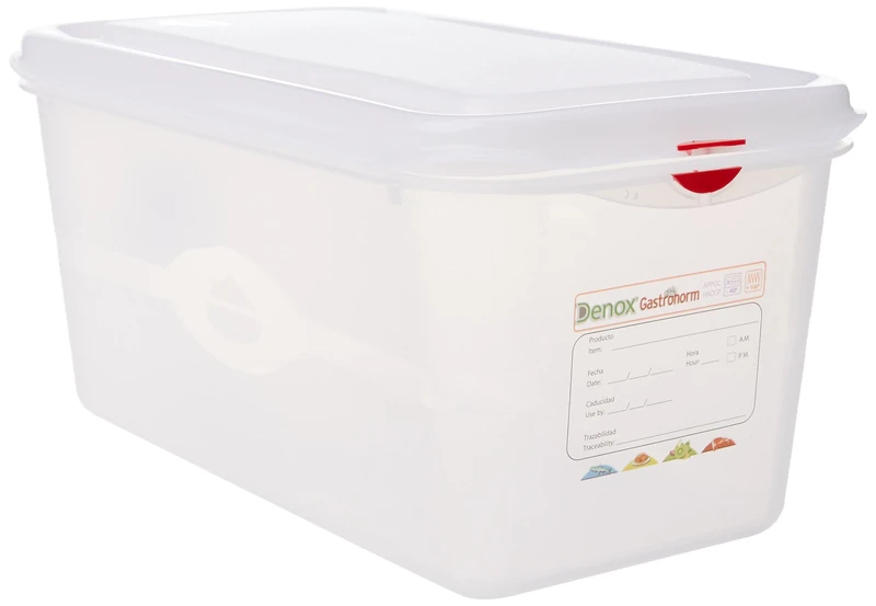 Genware NEV-12450 GN Storage Box, 1/3 150 mm Deep, 6 L (Pack of 6)