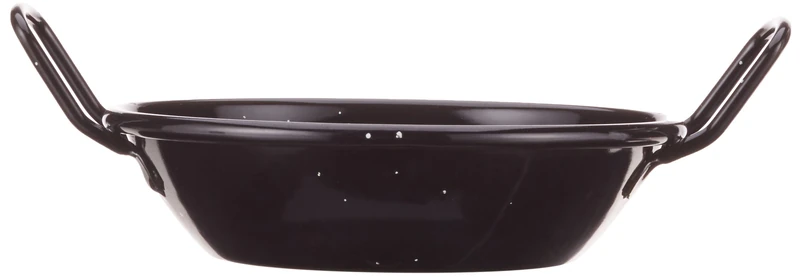 Genware NEV-E0614 Enamel Dish, 14 cm, Black (Pack of 10)