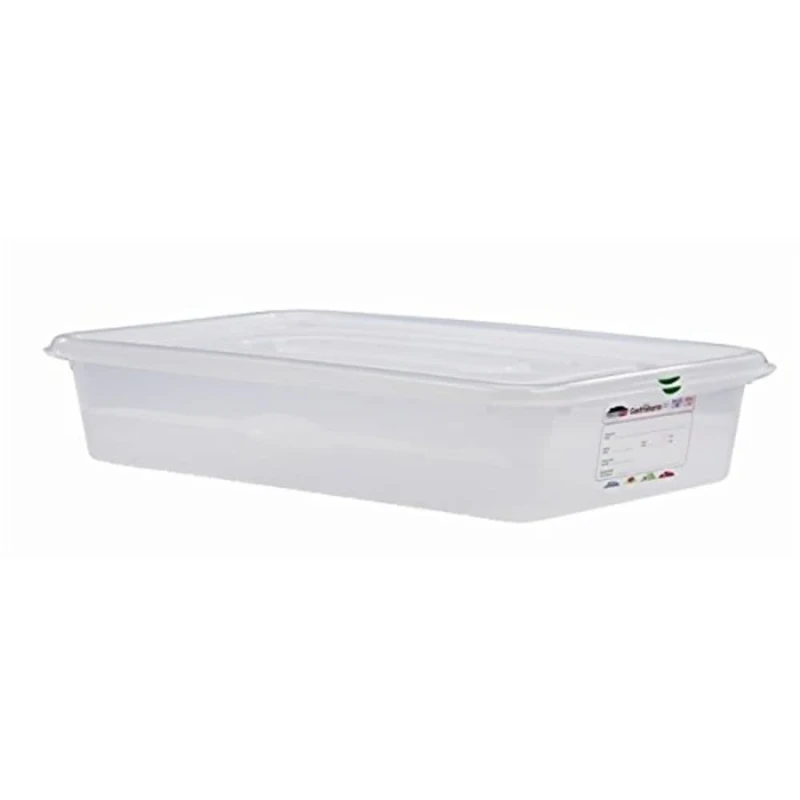 Genware NEV-12530 GN Storage Box, 1/1 100 mm Deep, 13 L (Pack of 6)