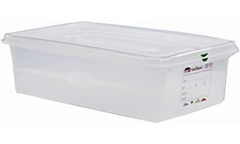 Genware NEV-12540 GN Storage Box, 1/1 150 mm Deep, 21 L (Pack of 6)
