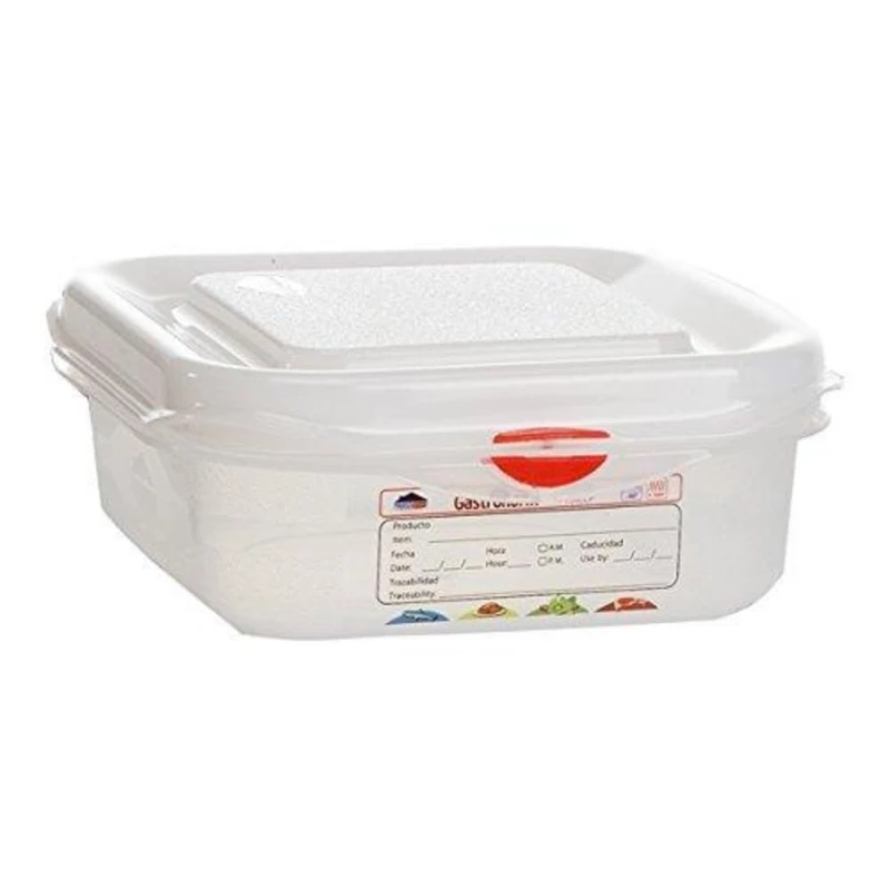 Genware NEV-12370 GN Storage Box, 1/6 65 mm Deep, 1.1 L (Pack of 6)