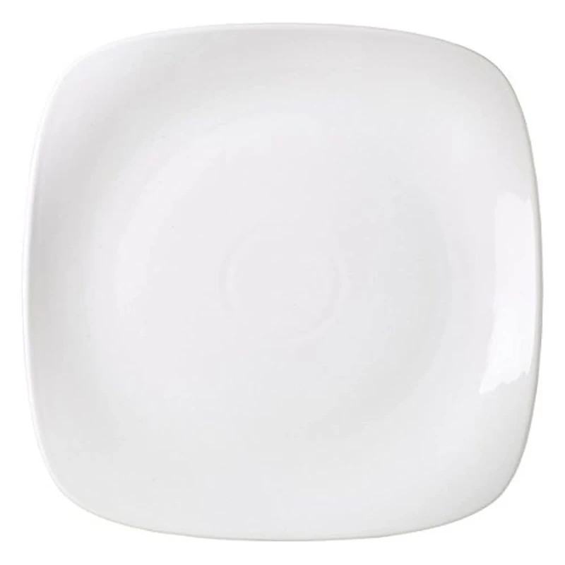 Genware NEV-184529 Royal Rounded Square Plate, 29 cm (Pack of 6)