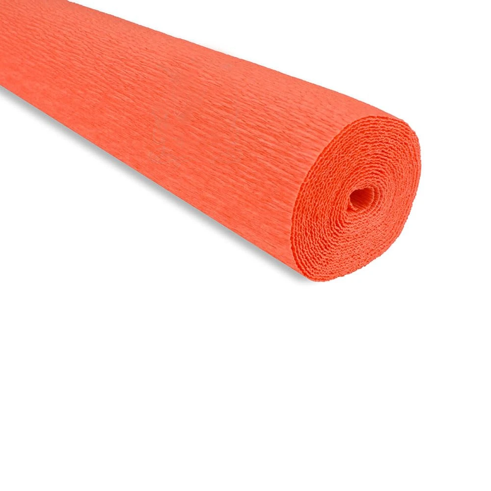 FloristryWarehouse Crepe Paper roll 180g (50X250cm) Orange (Shade 581)