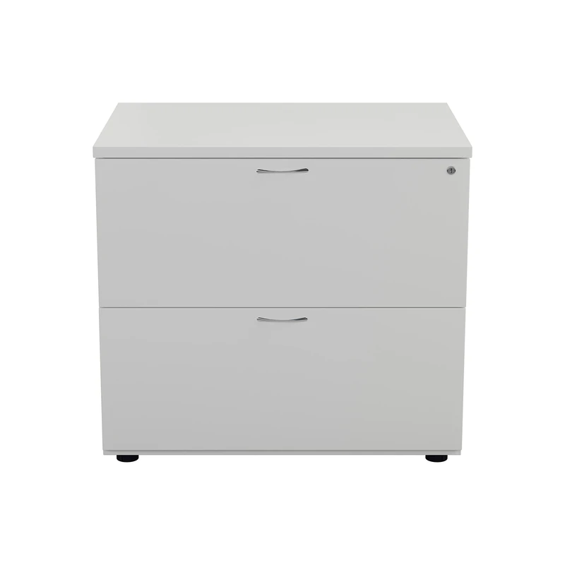Office Hippo Pro Heavy Duty Desk High 2-Drawer Side Filer - White