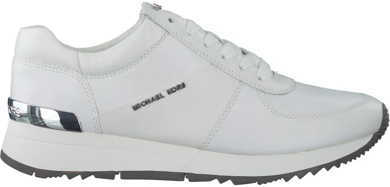 Michael Kors Women's Allie Trainer Sneaker, Optic White, 3.5 UK
