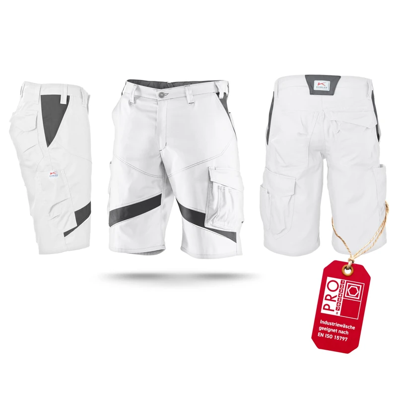 Kubler 24505365-1097-58 Size 58 "Activiq" Shorts - White/Anthracite