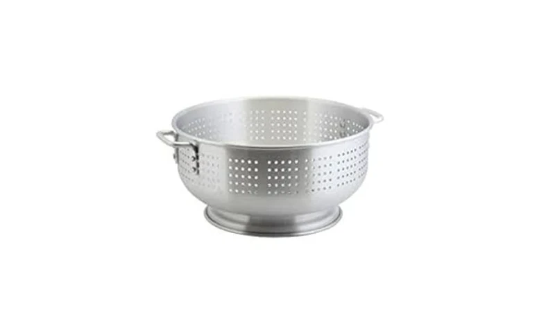 Genware NEV-COL11 Colander, Heavy Duty, Aluminium, 11.4 L, 38 cm x 20 cm