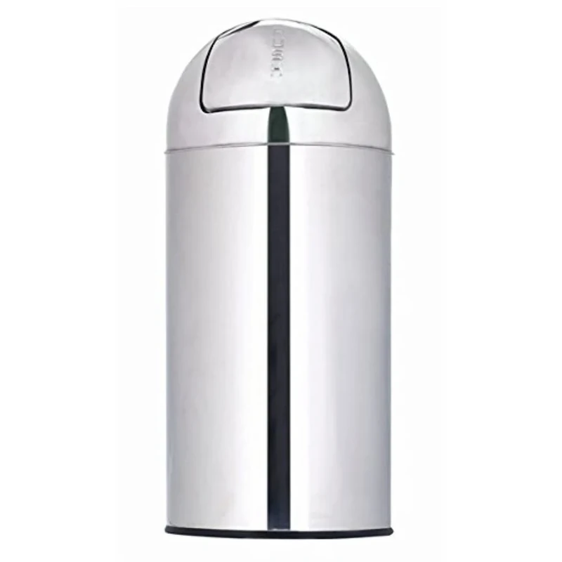 Genware NEV-BBSS-40 Bullet Bin, Stainless Steel, 40 L