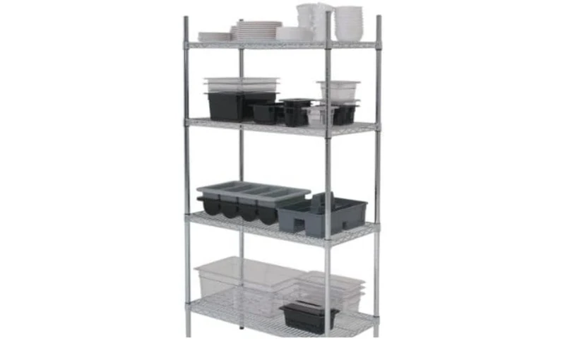 Genware NEV-222-4818 Racking 4 Tier, 48" x 18" x 72" - Image 1