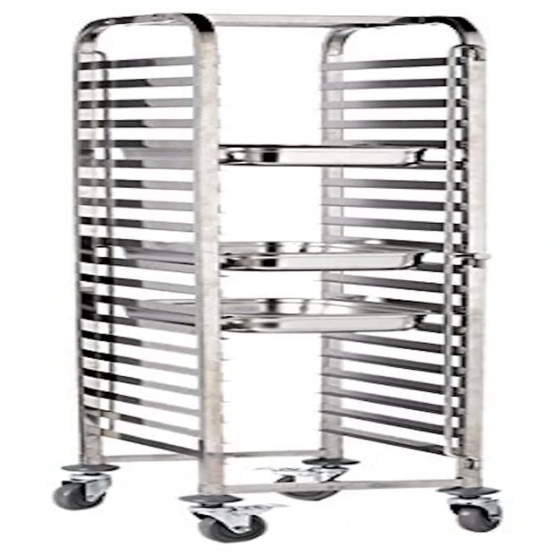 Genware NEV-TROLGN20 Trolley, Stainless Steel, Gastronorm 1/1, 20 shelves