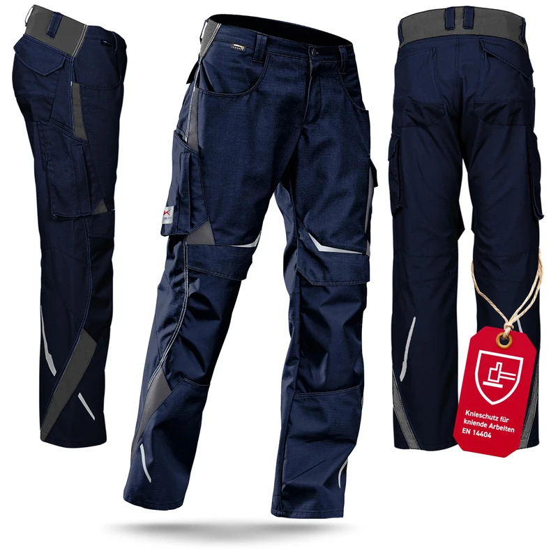 Kübler Pulse 23245353-4897-48 Trousers Size 48 Dark Blue/Anthracite