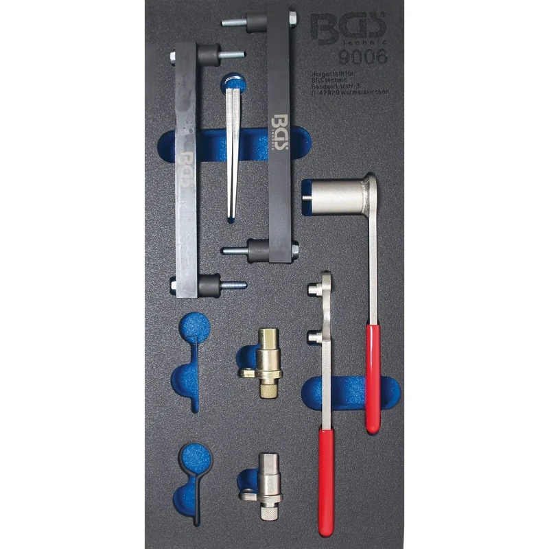 BGS 9006 | Tool Tray 1/3: Engine Timing Tool Set | for Land Rover, Jaguar V8