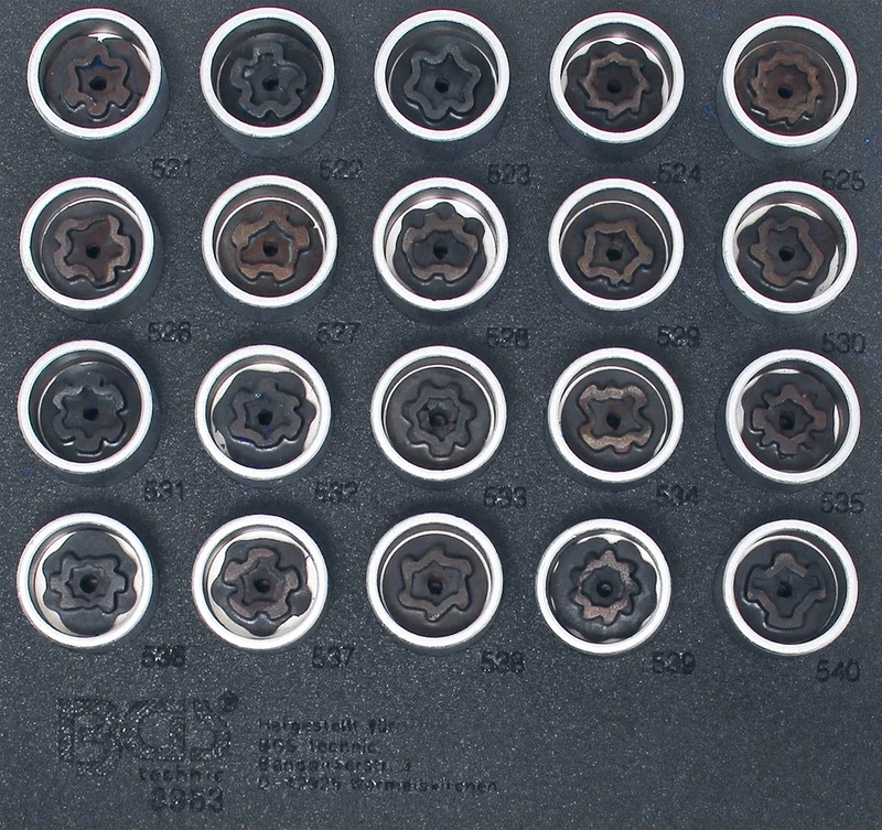 BGS 8963 | Tool Tray 1/6: Rim Lock Socket Set for VAG | 20 pcs.