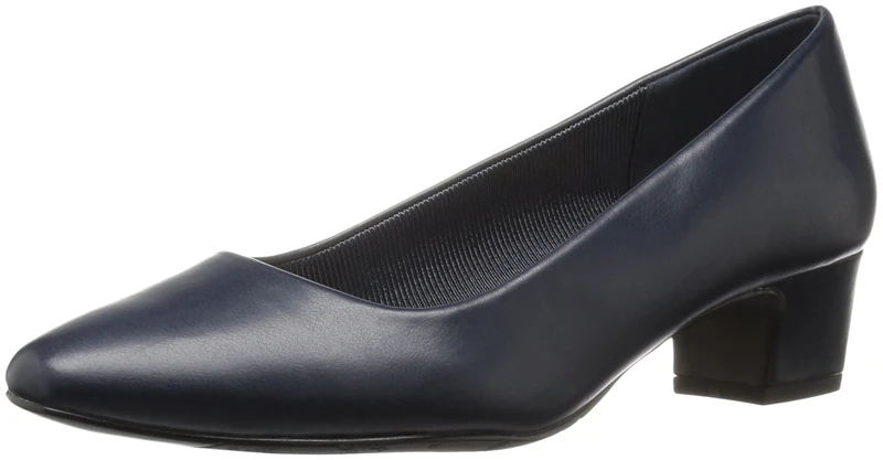 Easy Street Women's Prim Dress Pump, Navy, 10 W US - Image 1