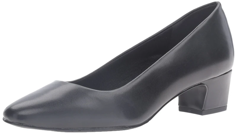 Easy Street Women's Prim Dress Pump, Black, 8.5 Wide - Image 1