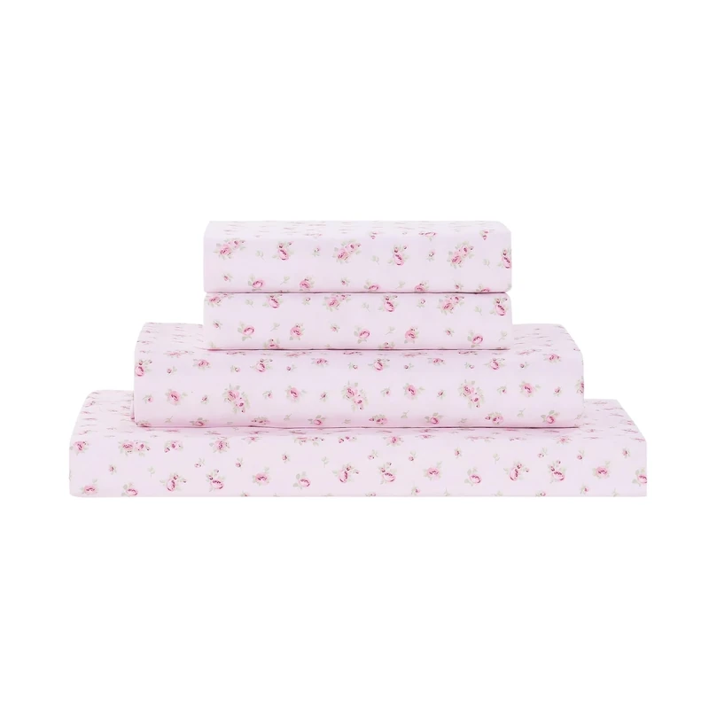 Modern Threads Silky Soft Microfiber and Wrinkle Free Sheets - Luxurious Microfiber Bed Sheets Includes Flat Sheet, Fitted Sheet with Deep Pockets, & Pillowcases Blush, King