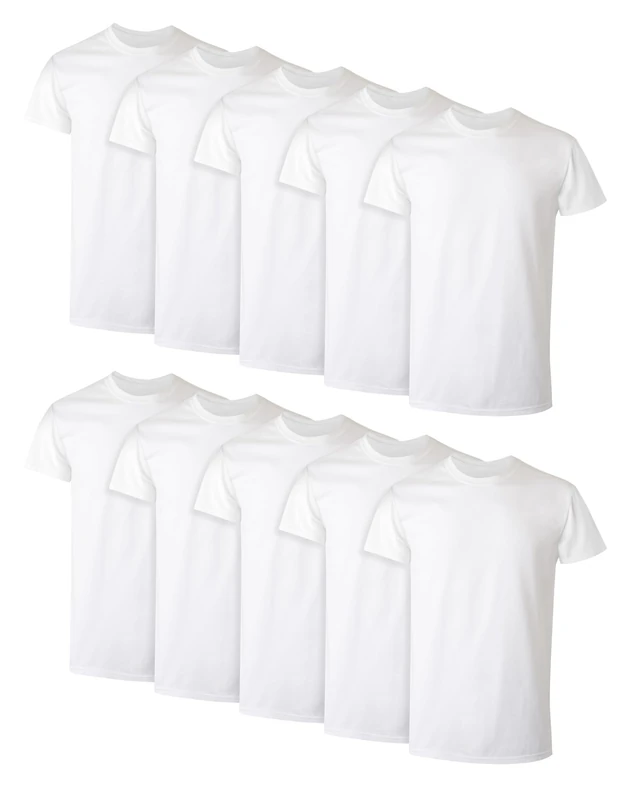 Hanes Men's tagless Undershirt, White, M UK