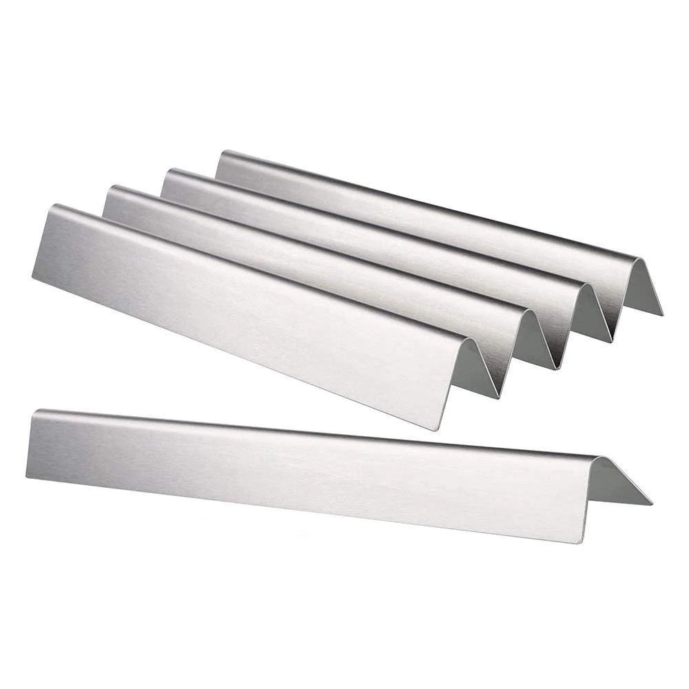 GFTIME 62cm Flavorizer Bars 7540 for Weber Genesis (3 burners) 300 series E-310 / E-320 S-310 / S-320 EP/CEP-310 & 320 (With Side Control Buttons), Stainless Steel Heating Plate Heat Shield for 7539