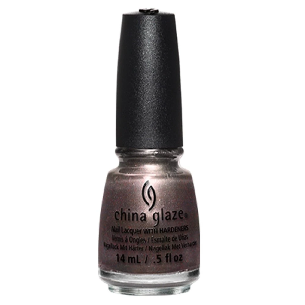 China Glaze Nail Lacquer with Hardeners, 14 ml, Heroine Chic