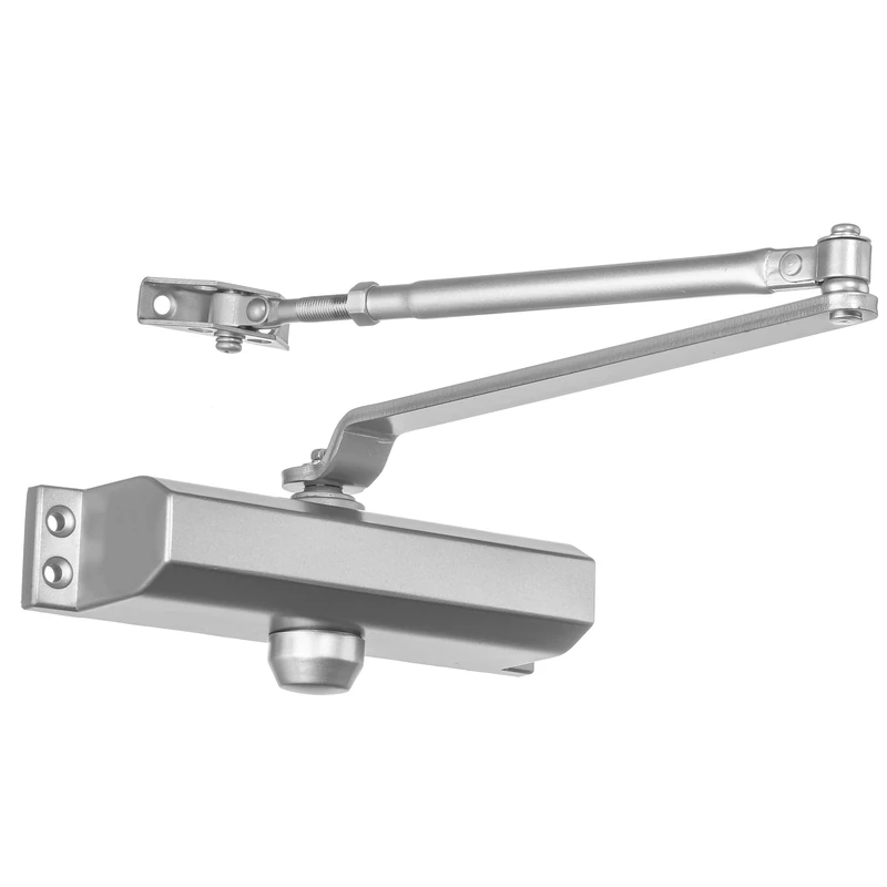 Dynasty Hardware 2000-ALUM Commercial Grade Door Closer, Size 2 Spring, Sprayed Aluminum