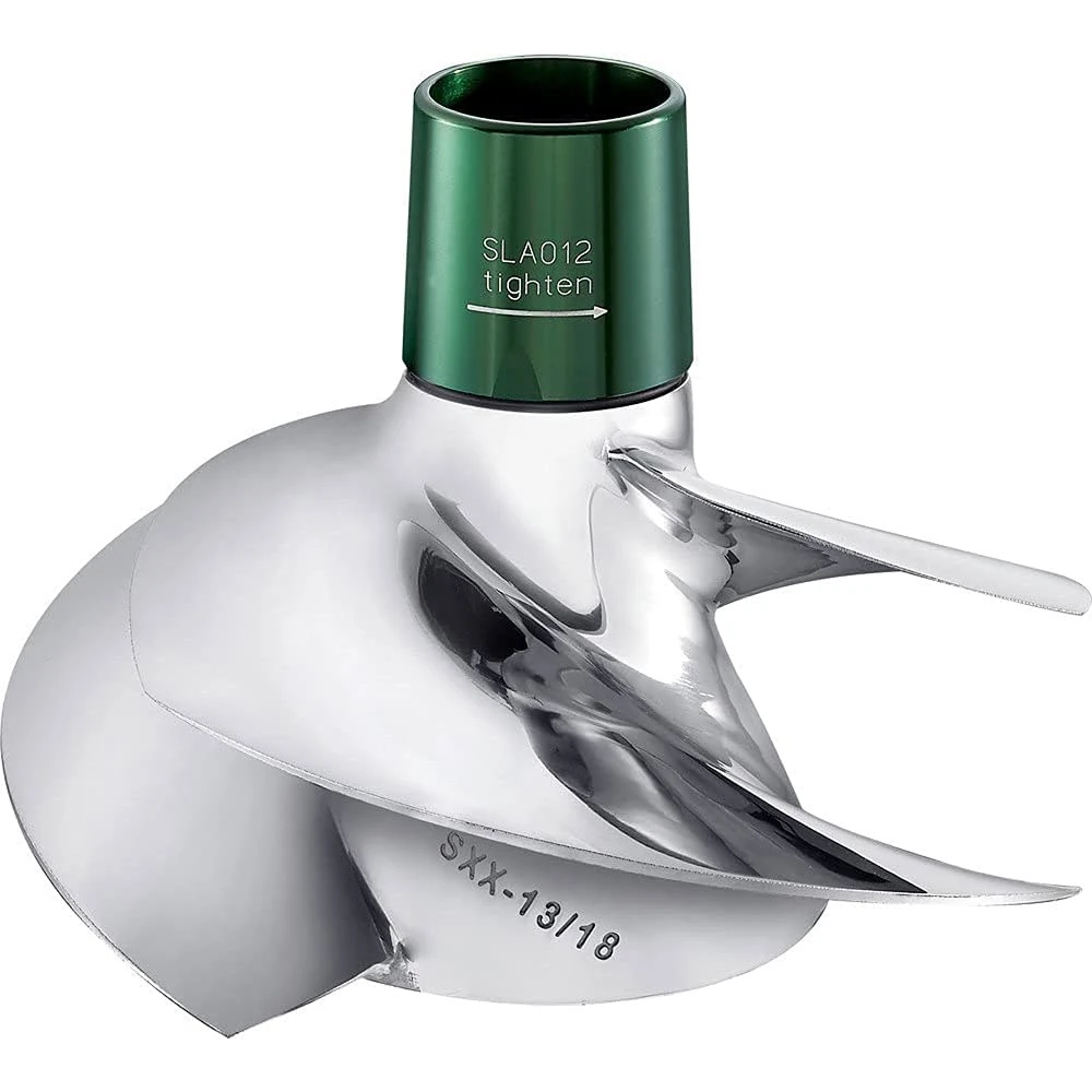 SOLAS SRX-CD-13/18 Concord 4-Blade Impeller for Select Sea-Doo PWC with 159mm Pump Diameter, Black