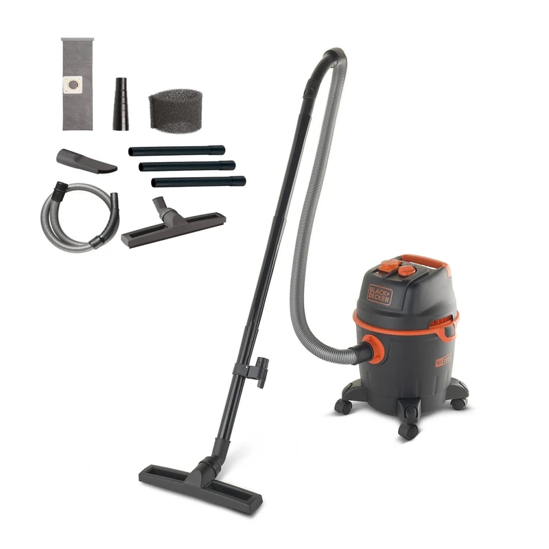 Black and Decker 51683 Vacuum – (1200 W, with Container 20 litres, with Outlet, on/Off Function)