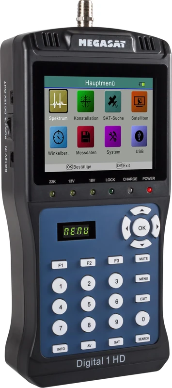 Megasat Digital 1 HD 2600011 Satellite Meter,black
