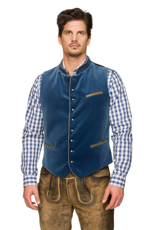 Stockerpoint Men's Weste Ricardo Gilet, Blue (Rauchblau), XX-Large (manufacturer size: 54)