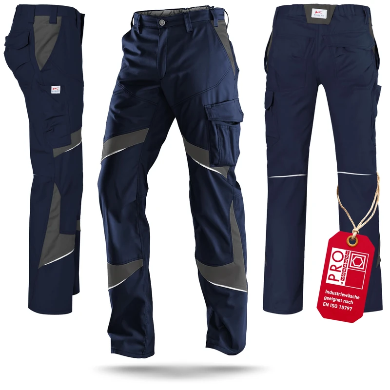 Kubler 25505365-4897-42 Size 42 ''Activiq'' Trousers for Men - Dark Blue/Anthracite