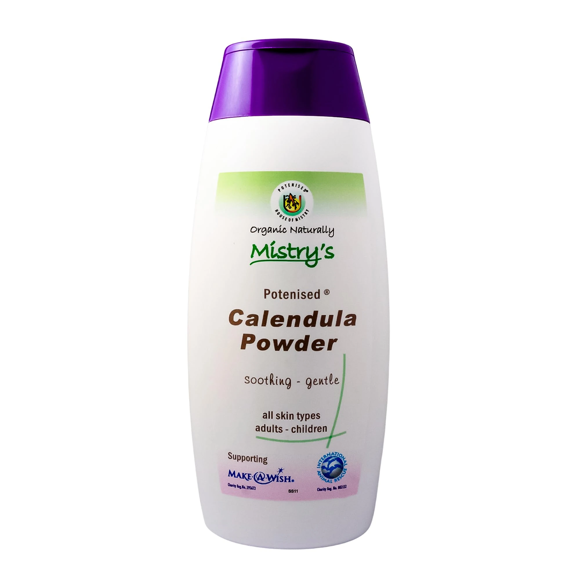 Mistry's Calendula Powder 150g - Natural Plant Based Powder for Wounds and Skin Irritation - Additive Free, Vegan