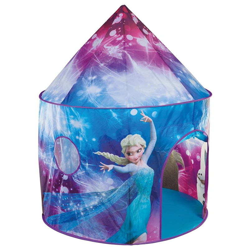 John Frozen Disco Light Tent for Girls - Starlight Castle with LED Lights, Quick Assembly & Disassembly - Disney Themed, Ages 3 to 14 years