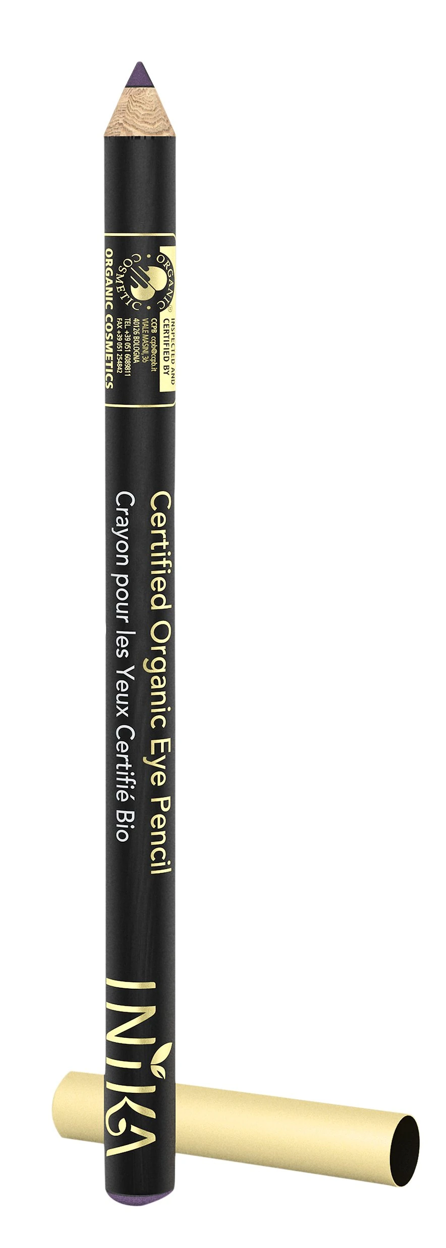 INIKA Certified Organic Eye Pencil, Pure Purple