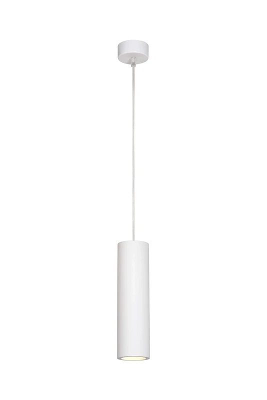 LUCIDE Gipsy - Pendant Light - Ø 7 cm - 1xGU10 - White