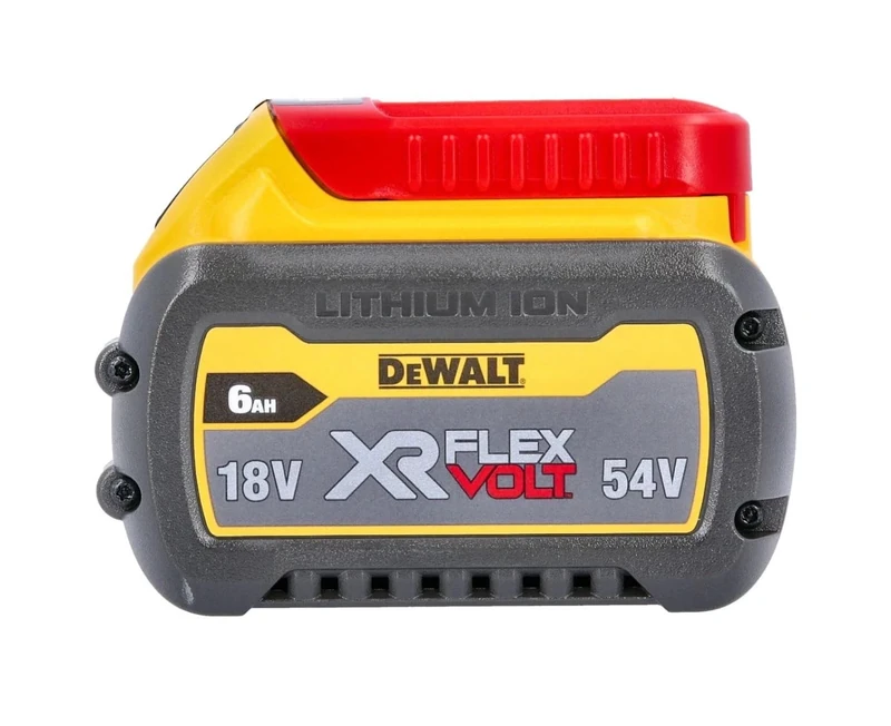 DeWalt DEWDCB546 18/54 V 6.0/2.0A Li-Ion FlexVolt XR Slide Battery - Yellow