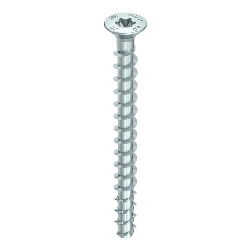 HECO-MM Plus Countersunk Head 6X 70 Galvanised Multi-Monti Screw Anchor with Rating