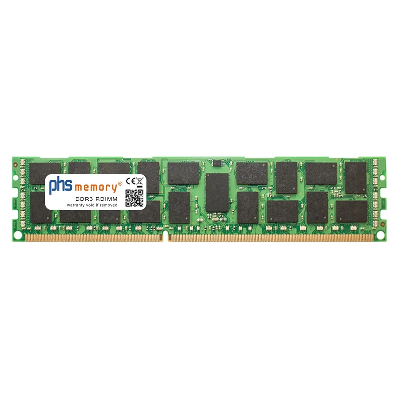 PHS-memory 16 GB RAM Memory Module for Fujitsu Primergy TX200 S7 (D3099) DDR3 RDIMM 1600 MHz PC3L-12800R
