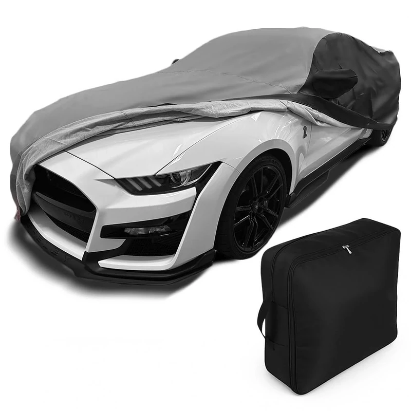 2015-2017 Mustang Ultraguard Two Tone Car Cover Grey/Black