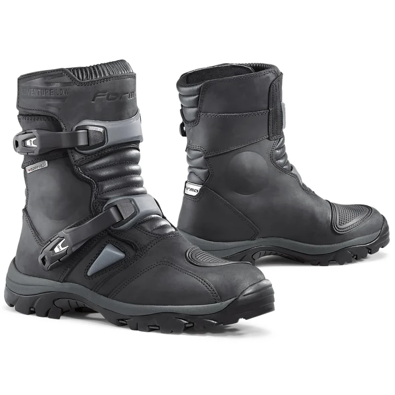 Forma FORC50 W-9938 Adventure Low WP Motorcycle Boots CE Approved, Black, 38