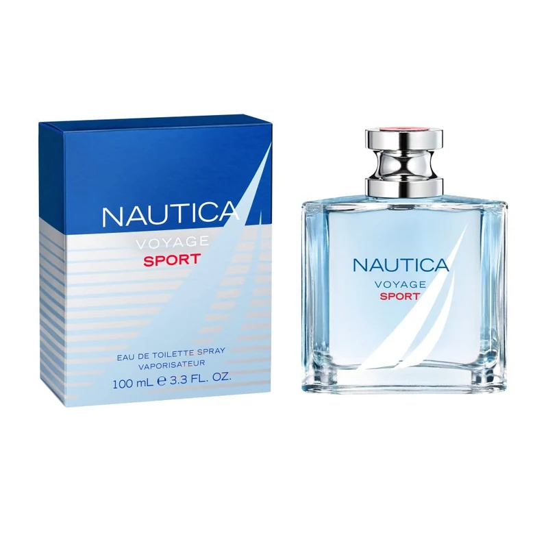 NAUTICA Voyage Sport Eau de Toilette Spray, 3.4 Fluid Ounce