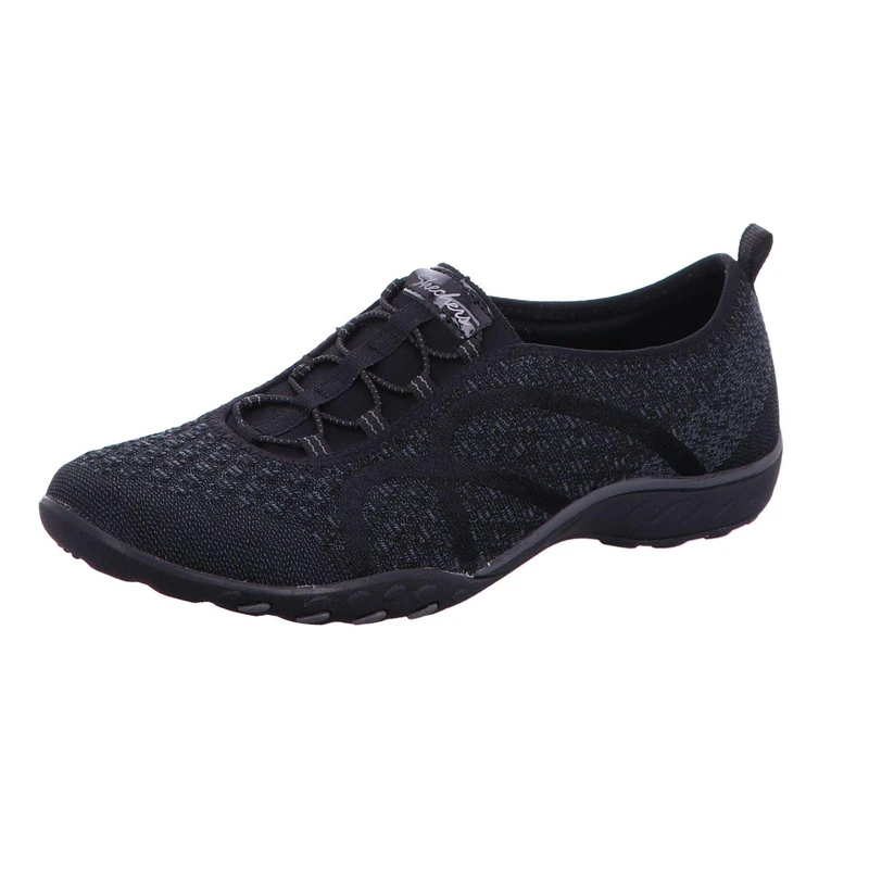 Skechers Breathe Easy - Fortune-Knit-23028, Women's Low-Top Trainers, Black (Black Blk), 5.5 UK (38.5 EU)